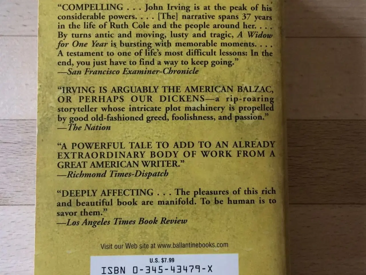 Billede 2 - A widow for one year, John Irving