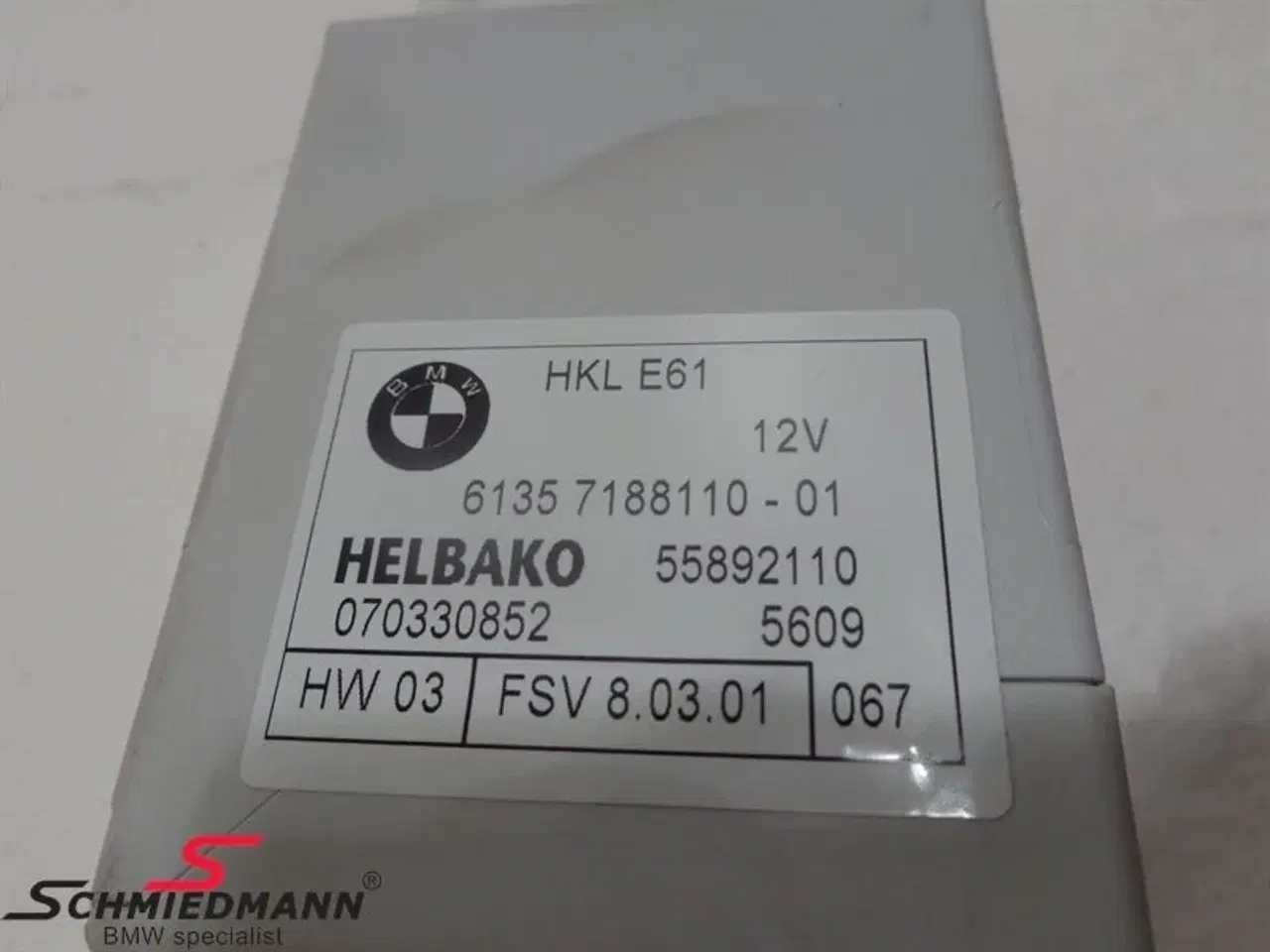 Billede 1 - Bagklap Automatisk styreenhed (HKL Modul) B61357188110 BMW E65 E66 E61 E61LCI