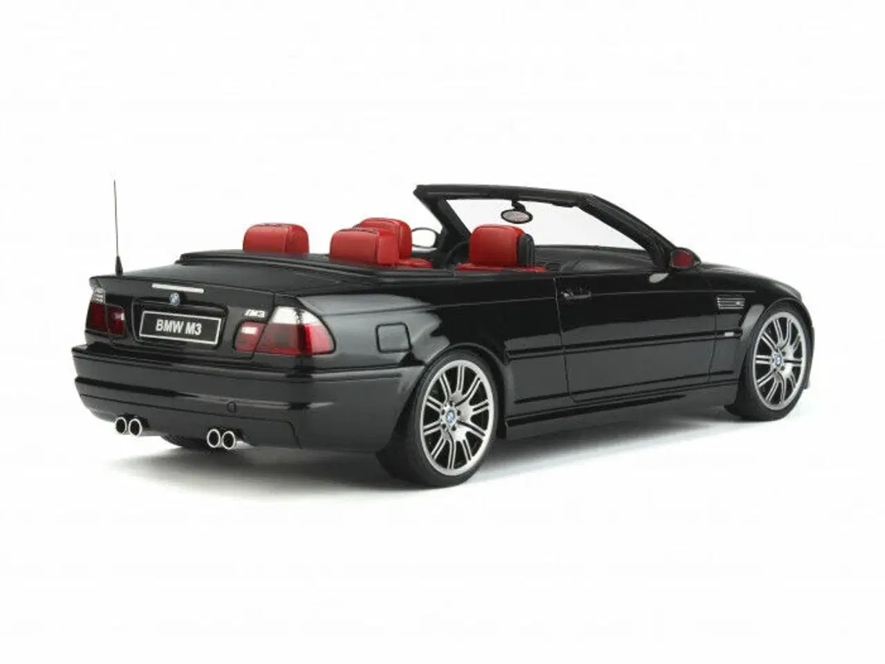 Billede 2 - 2005 BMW M3 Cabriolet E46 1:18  Farve: Jet Black  