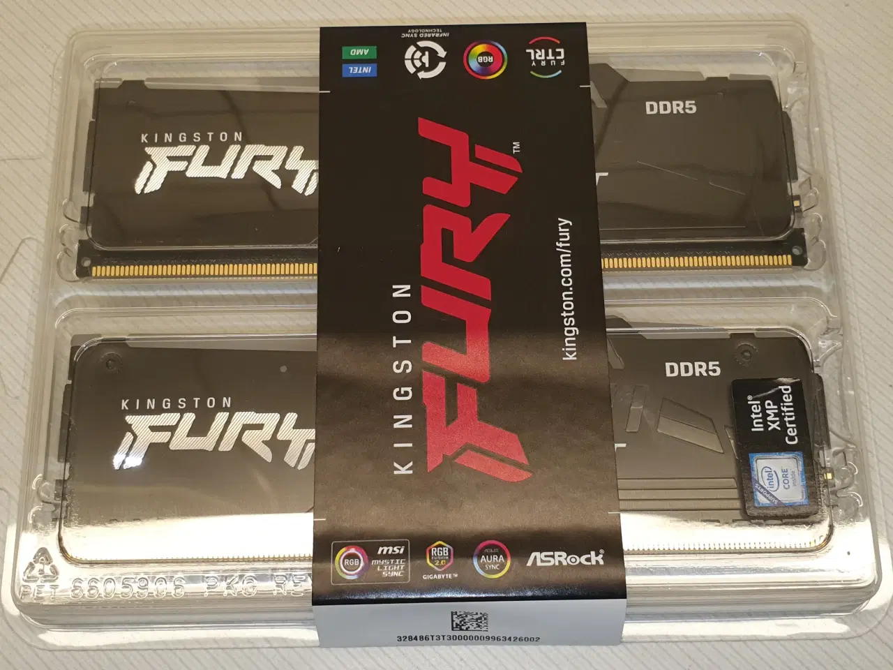 Billede 1 - Ram 5600MHZ 16GB Kingston FURY DDR5 2x8 Gb Nye 