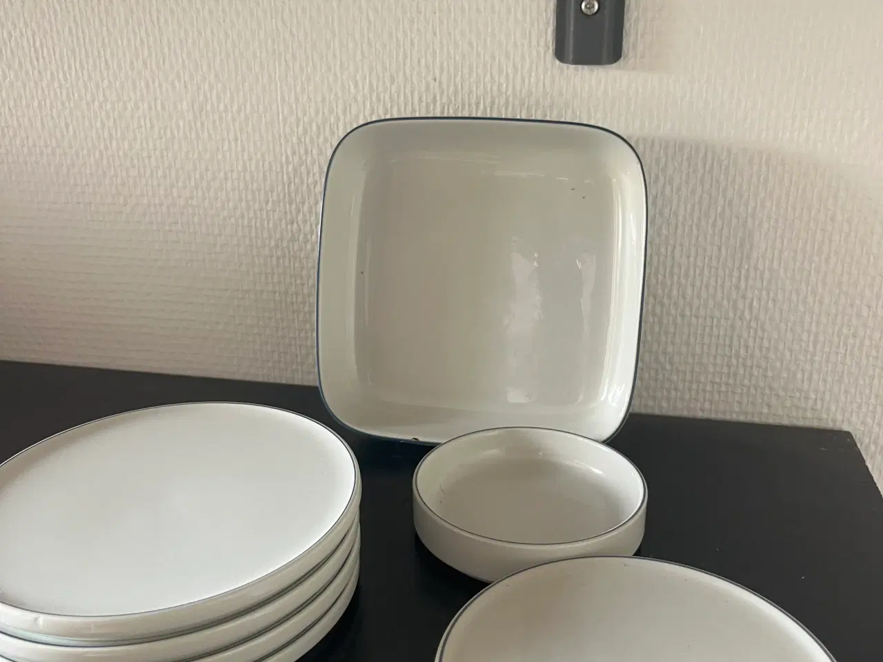 Billede 2 - Porcelæn Blå kant royal cobenhagen