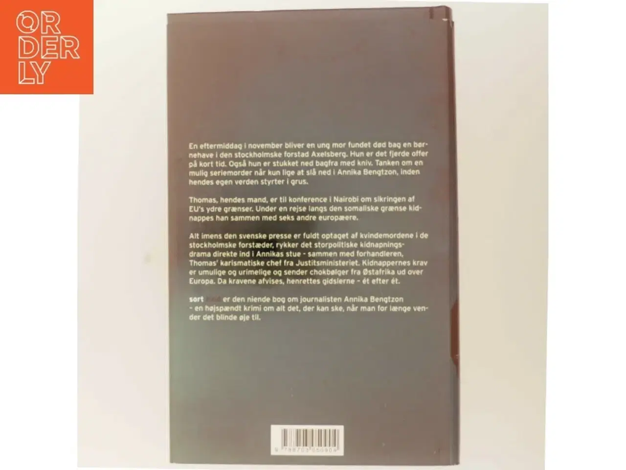 Billede 3 - Sort hvid : krimi af Liza Marklund (Bog)