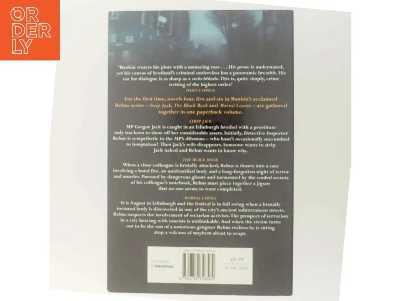 Billede 3 - Three great novels : Rebus: the St. Leonard&#39;s years af Ian Rankin (Bog)