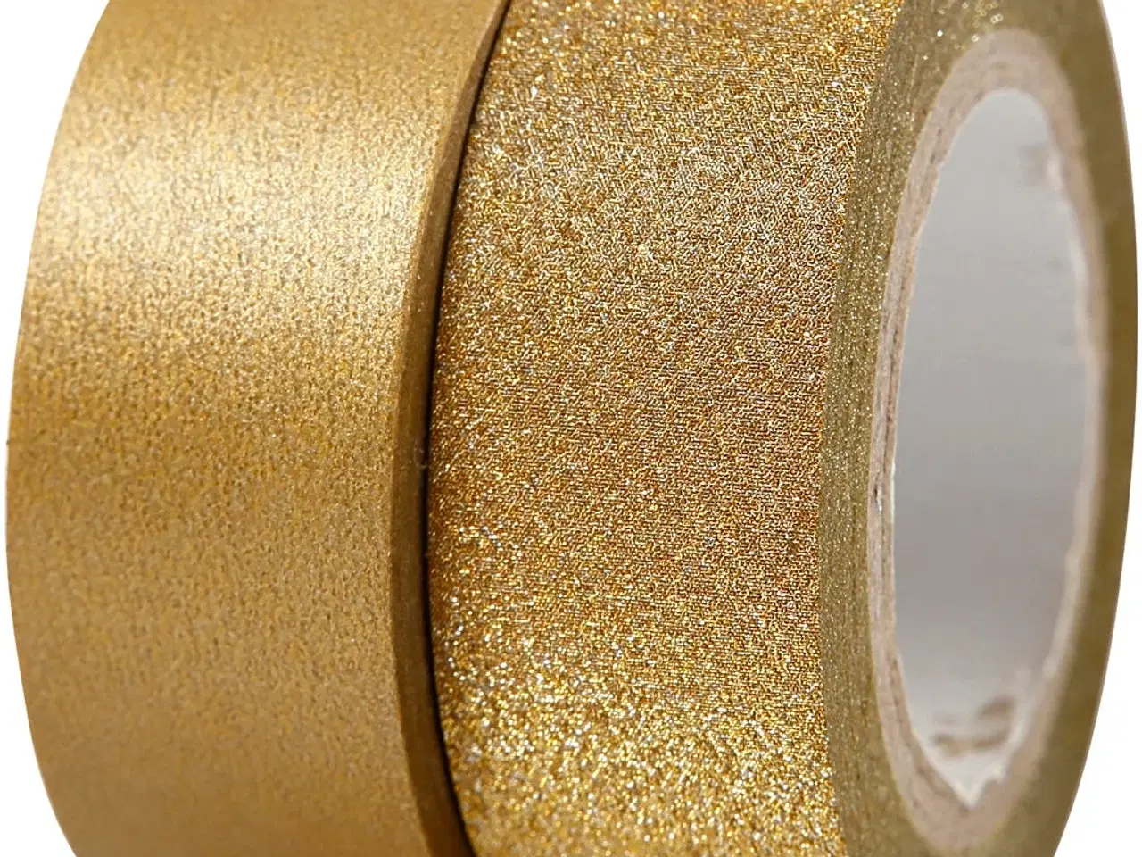 Billede 1 - Guld Designtape 15 mm - 2 ruller til kreative projekter