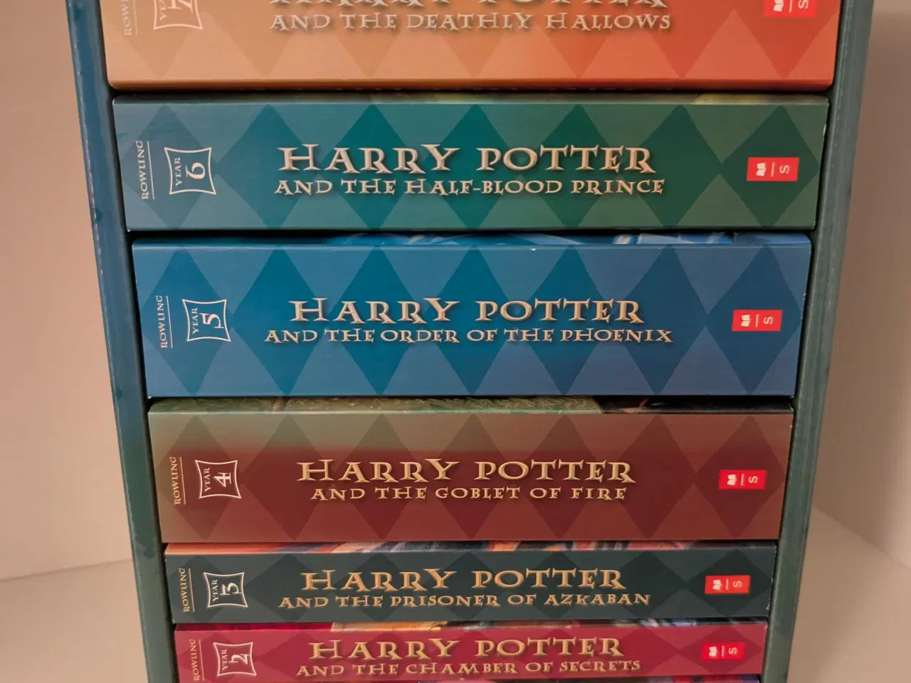 Billede 1 - Harry Potter bøgerne samlet på engelsk