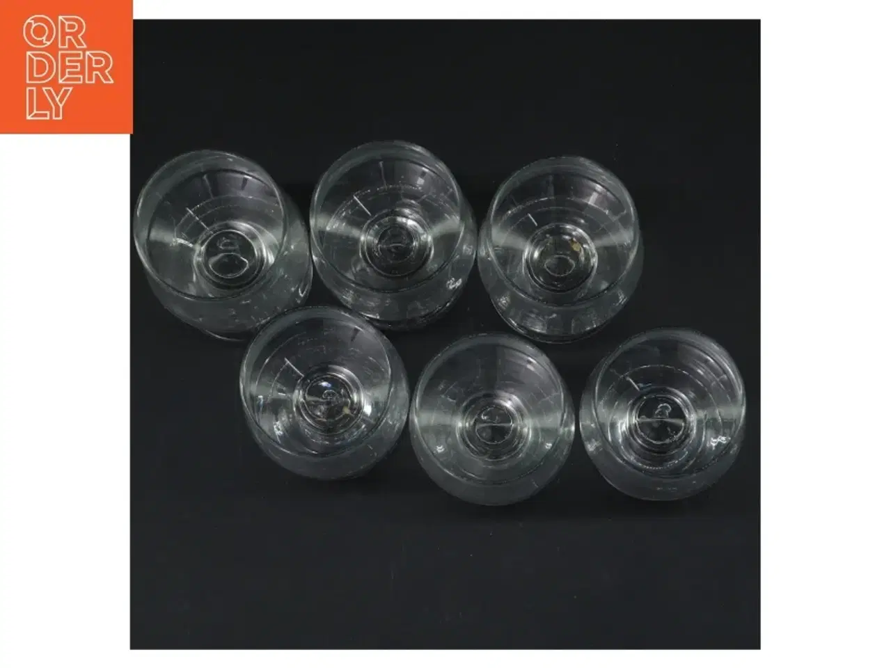 Billede 2 - Sæt med 6 glas (str. Ø. 4,5 cm. længde. 9 cm)