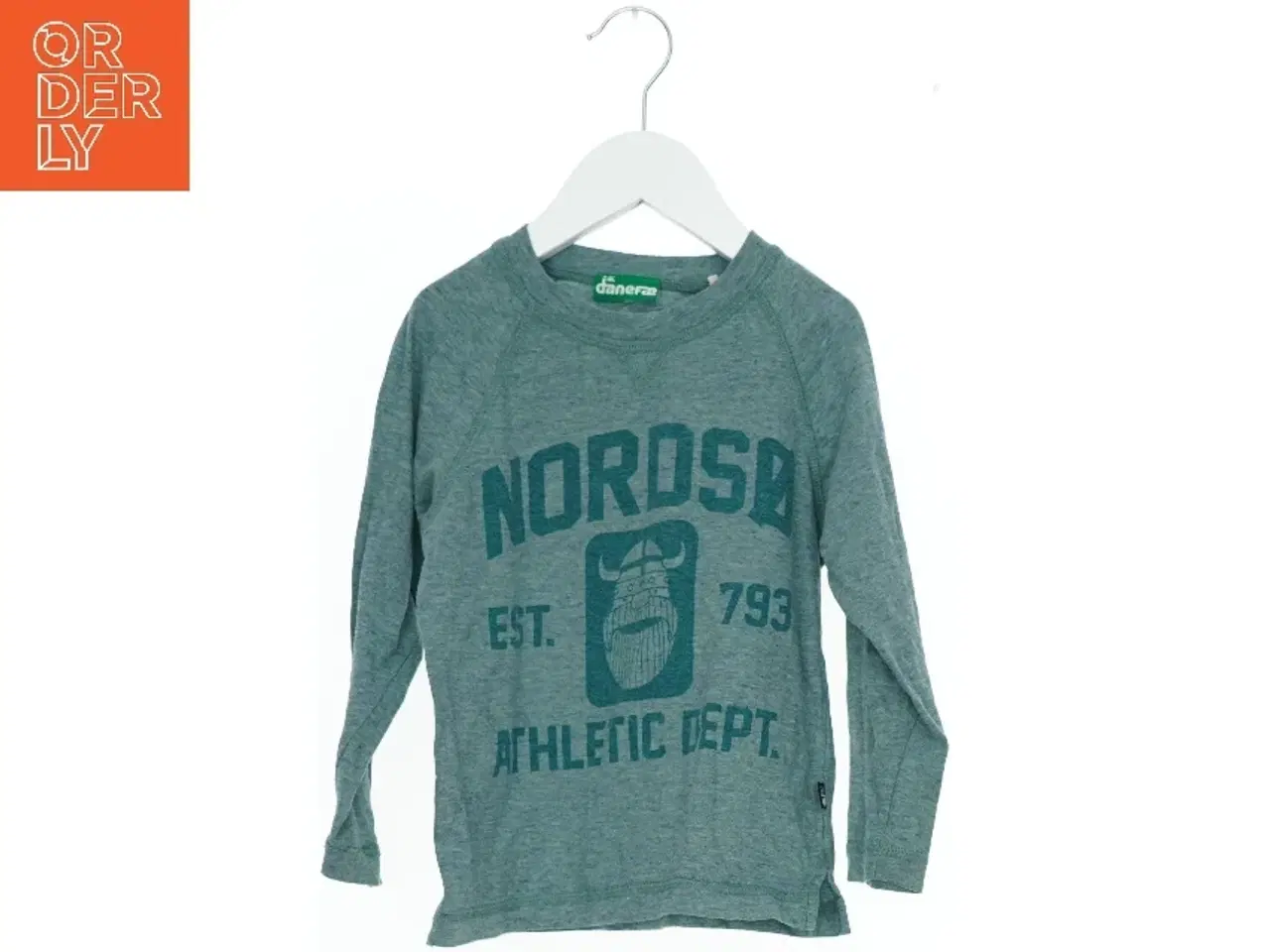 Billede 1 - Langærmet T-shirt med print fra Danefæ (str. 104)
