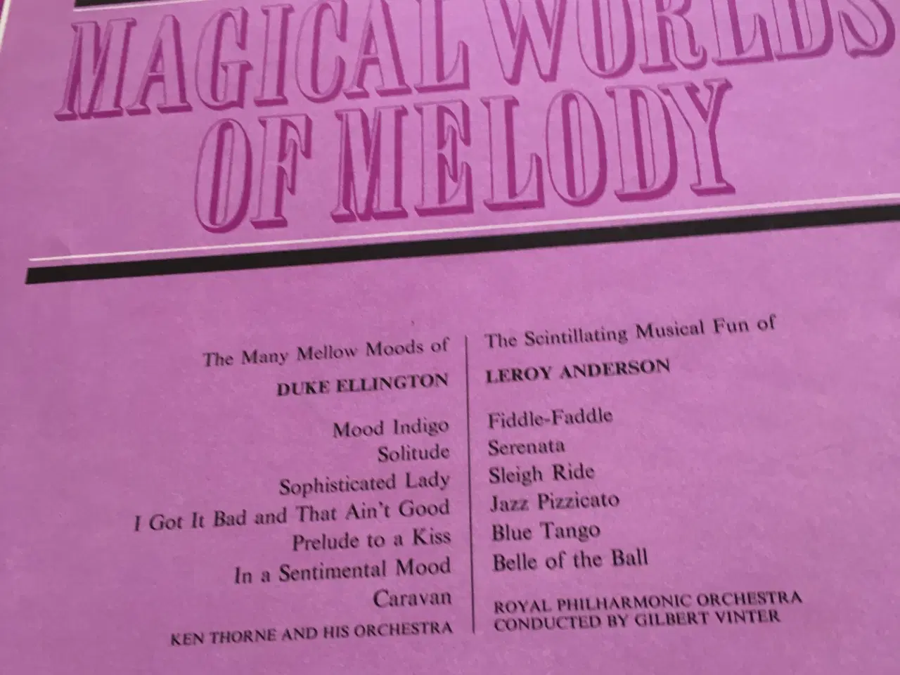Billede 9 - Lp Magical worlds of Melody