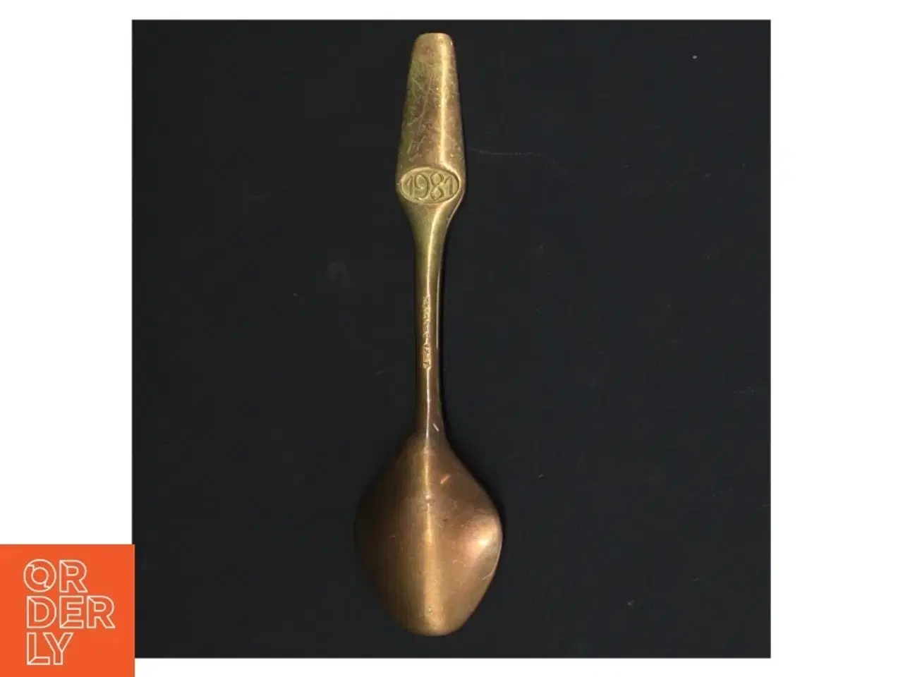 Billede 2 - Antik metalske med blåt emblem fra Meka Denmark (str. Længde, 11 cm)
