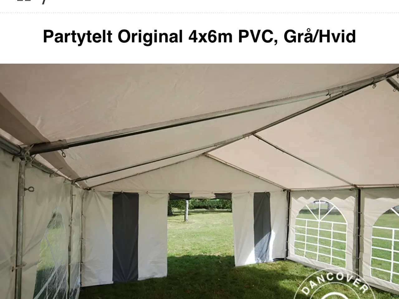 Billede 5 - Partytelt 4 x 6 meter fra Dancover PVC