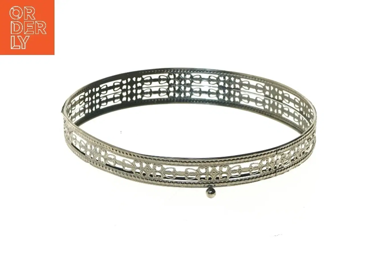 Billede 1 - Rund dekorativt spejl (str. Ø 27 cm)