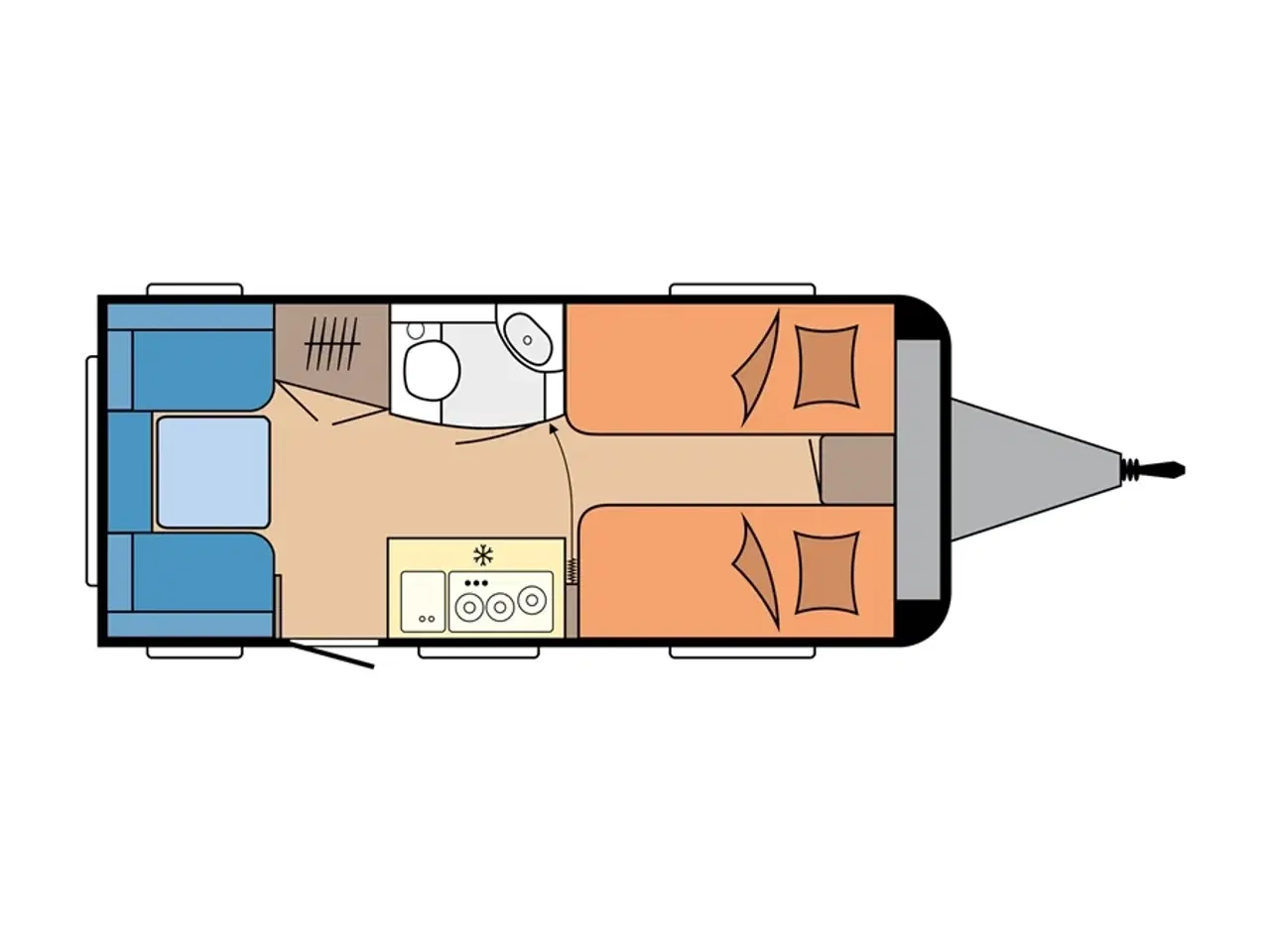 Billede 3 - 2026 - Hobby On Tour 460 DL