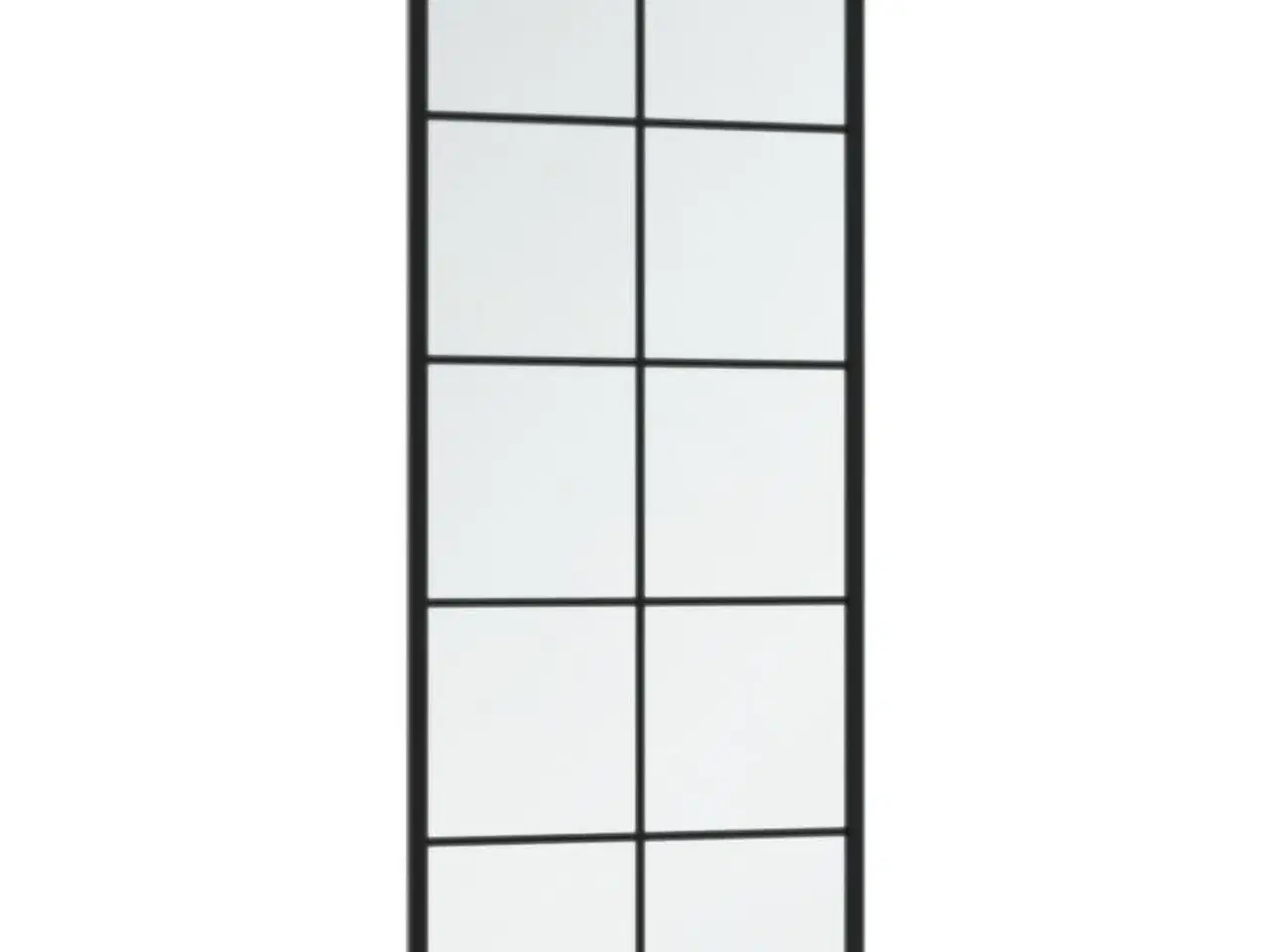 Billede 3 - Vægspejl 100x40 cm metal sort