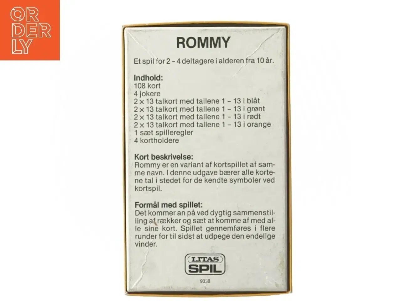 Billede 3 - Rommy brætspil (str. 3,5x18x11,5 cm)