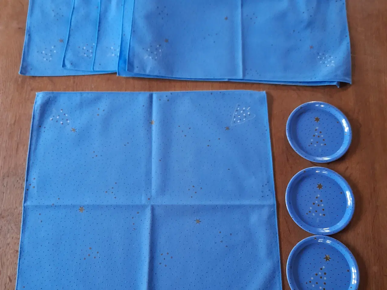 Billede 1 - 6 stk Sødahl dækkeservietter + 3 stk coasters.