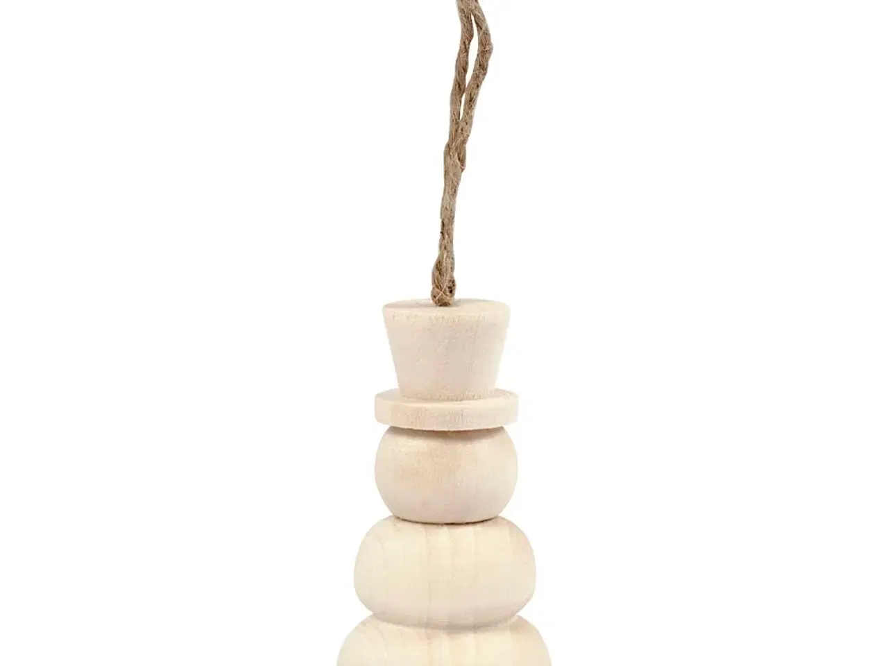 Billede 1 - Snemand, H: 7,8 cm, diam. 3,3 cm, 1 stk.