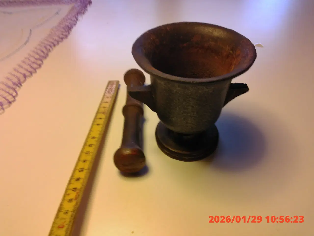 Billede 1 - Morter i støbejern