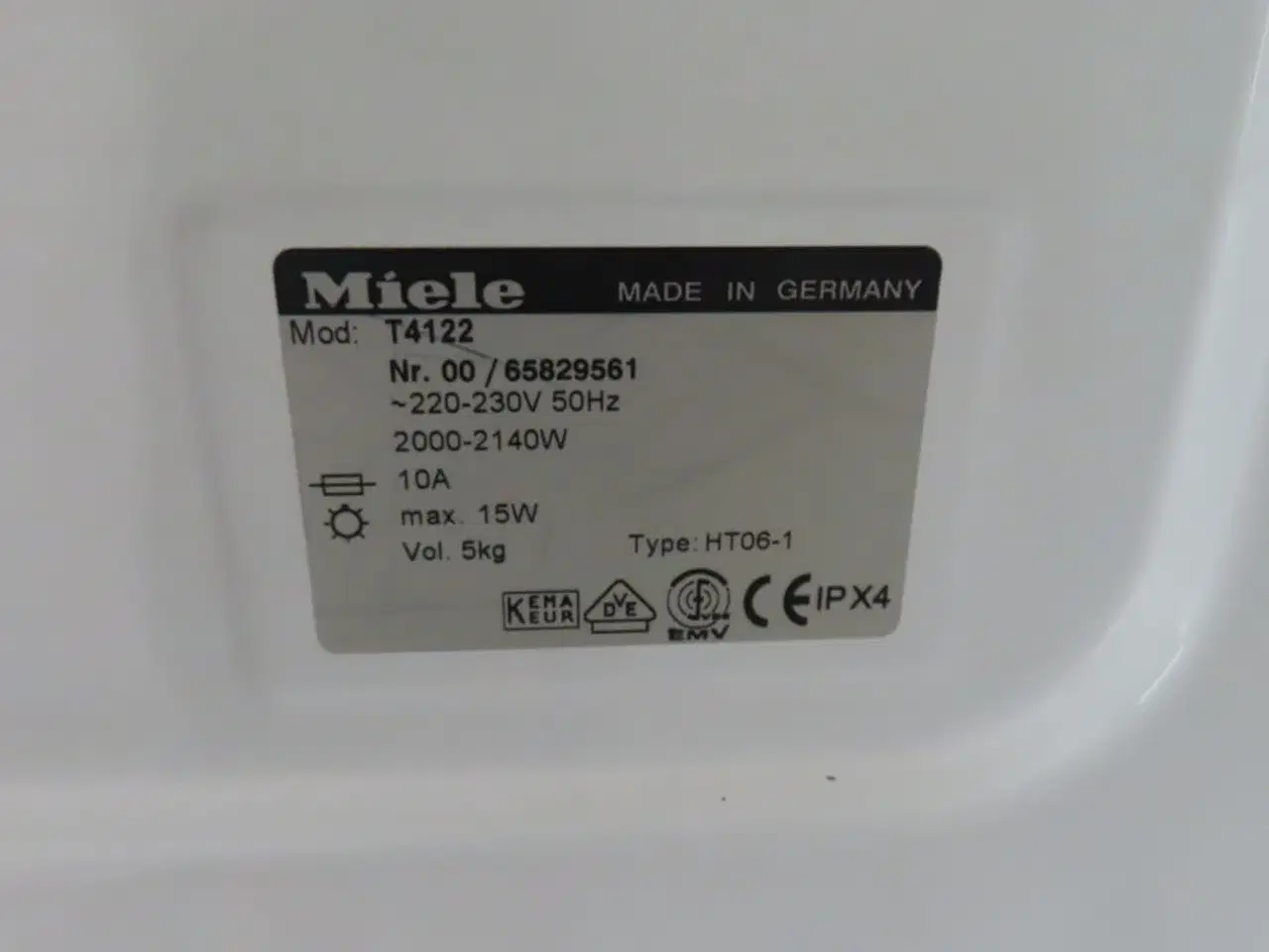 Billede 9 - Vaskesøjle MIELE T4122 samt W507