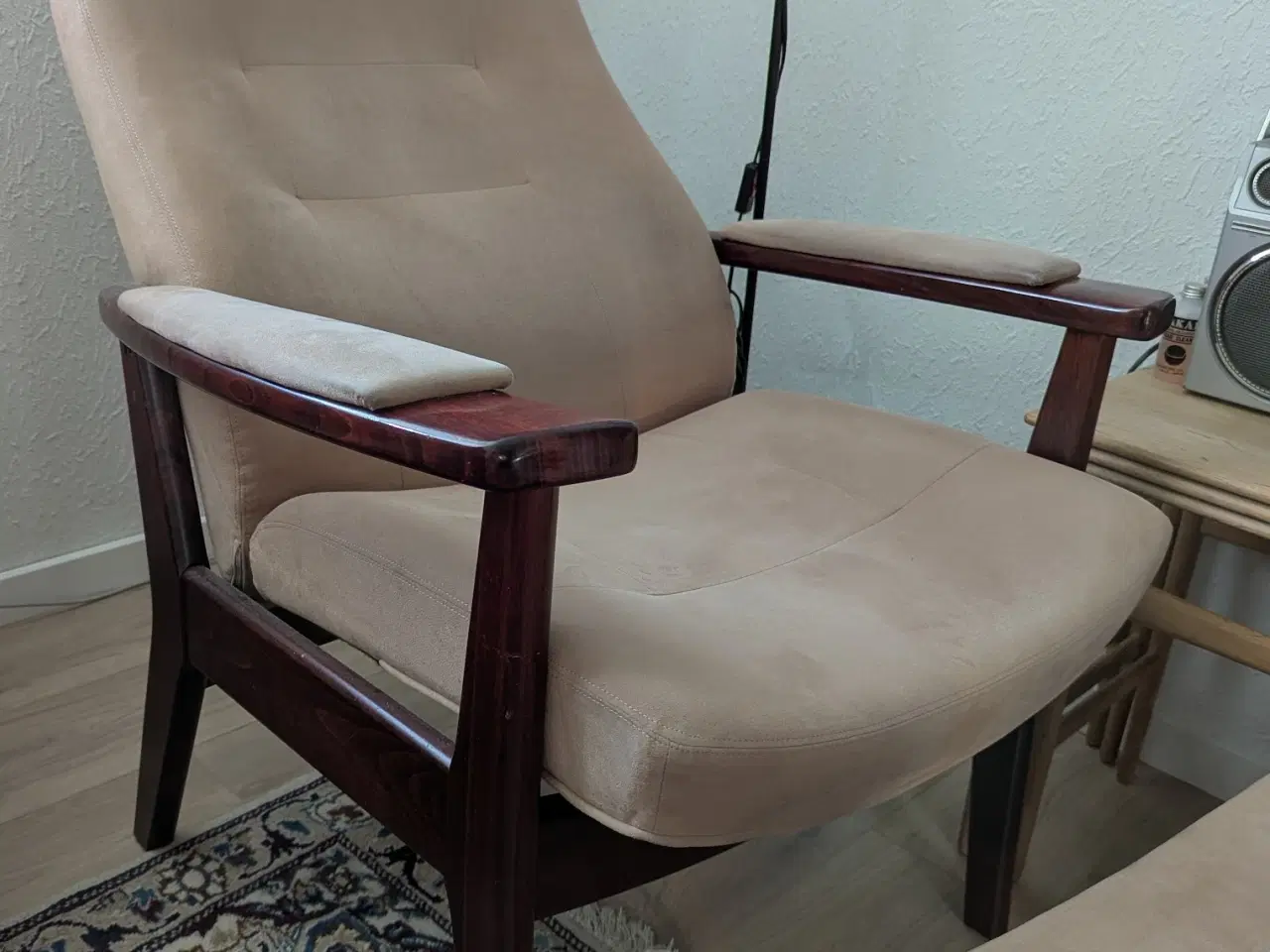 Billede 1 - FARSTRUP hvilestol/OTIUM stol med benskammel