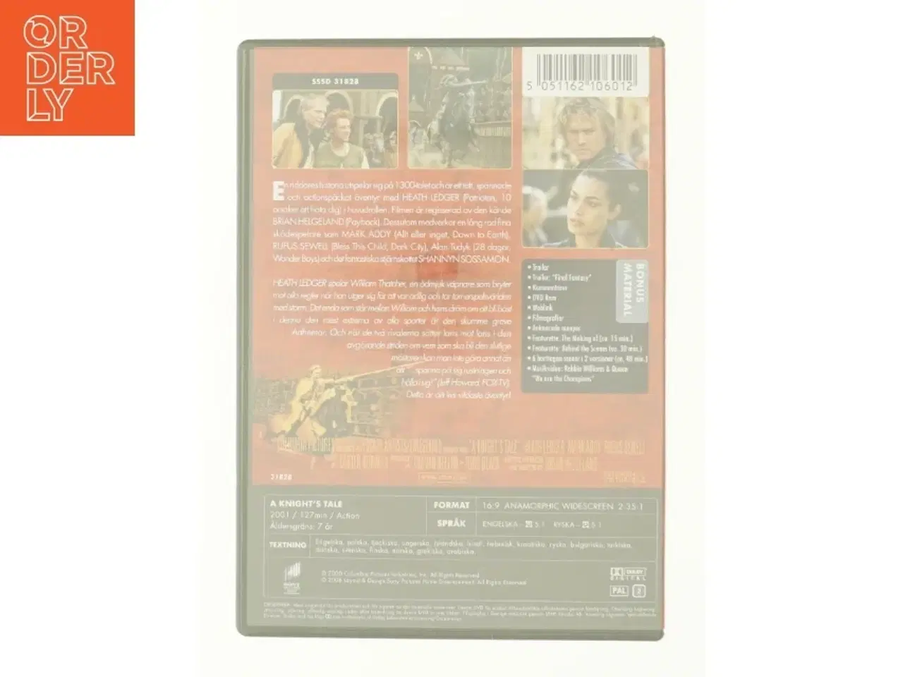 Billede 2 - En riddares historia fra DVD