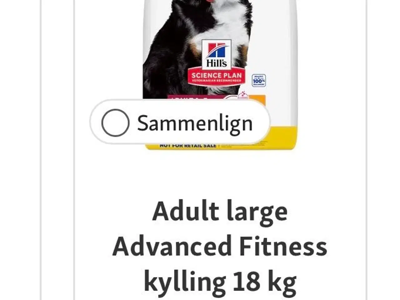 Billede 2 - 18 kg Hills hundefoder m/kylling