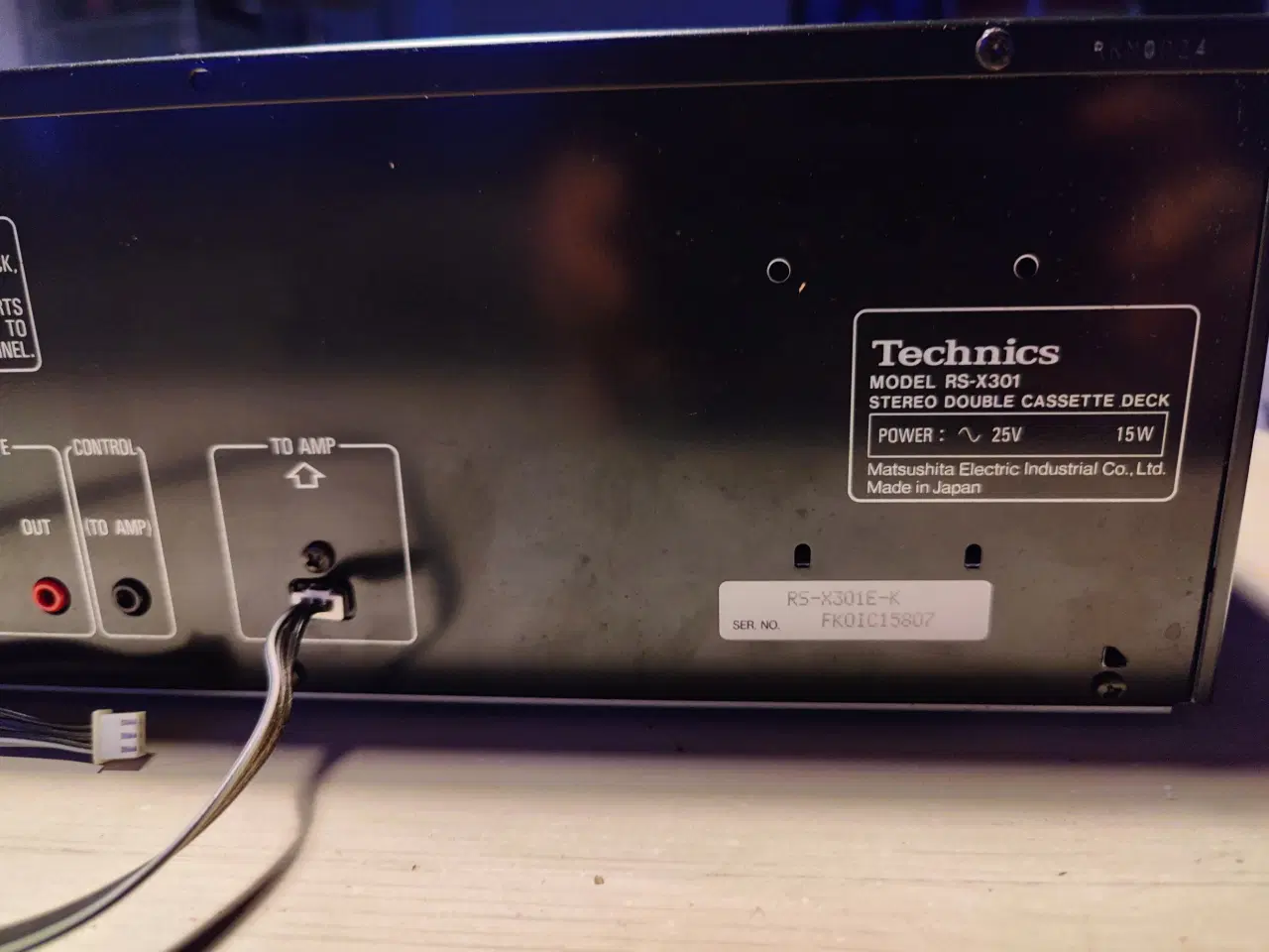 Billede 5 - Technics RS-X301 Dobbelt Kassettebåndoptager
