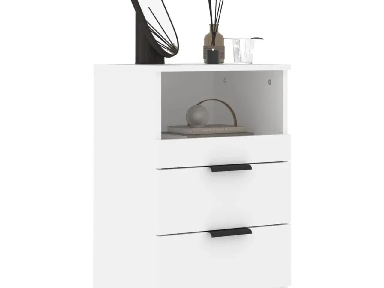 Billede 9 - Sengeborde 2 stk. konstrueret træ hvid