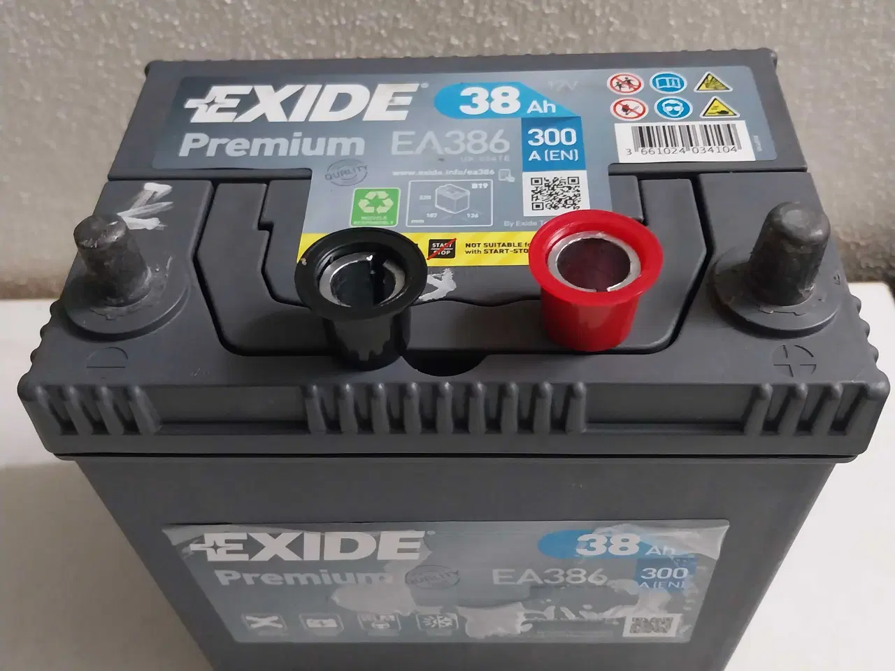 Billede 4 - Batteri. Exide premium EA386