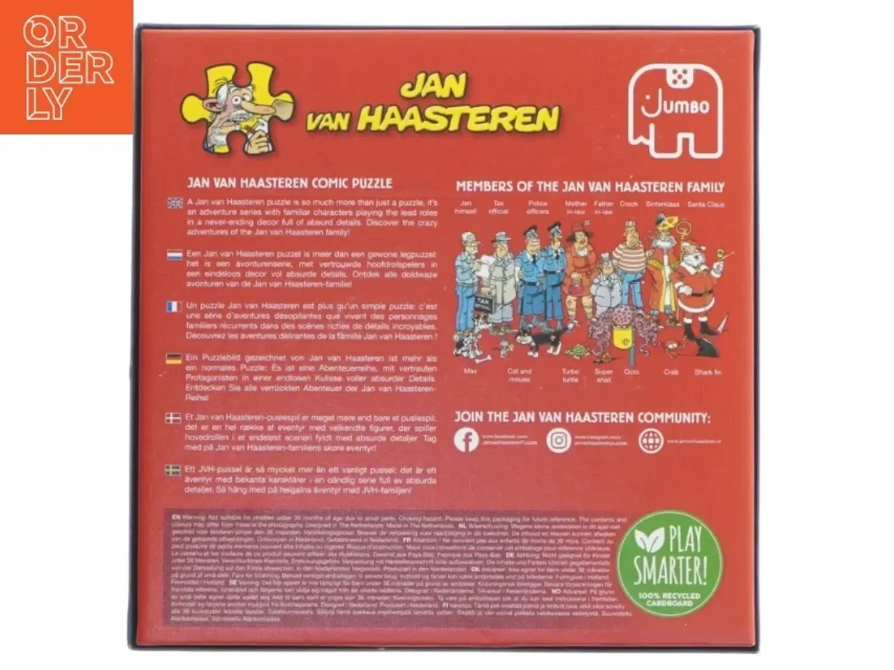 Billede 2 - Jan van Haasteren puslespil fra Jumbo (str. 1000 brikker)
