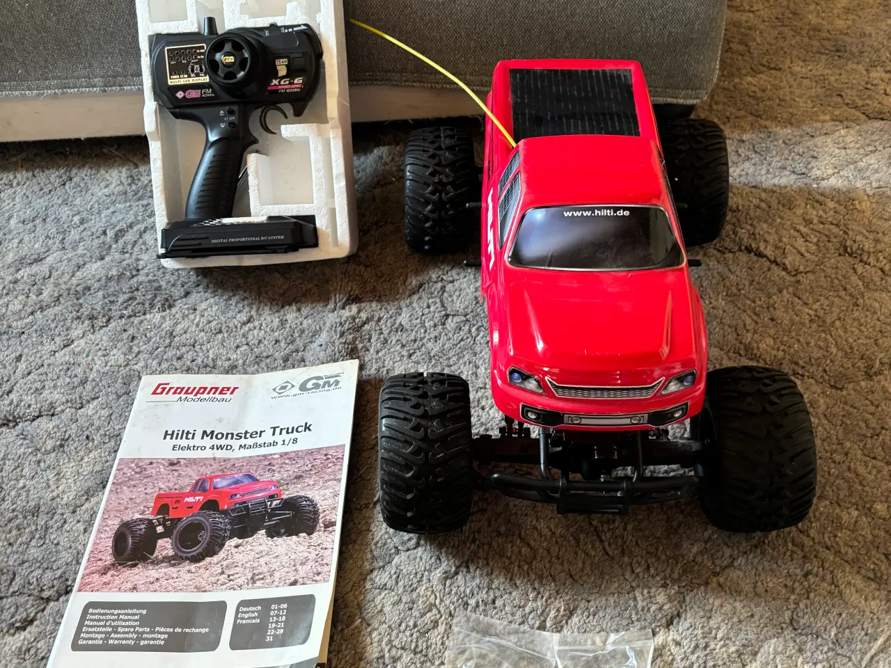 Billede 1 - Fjernstyret bil Hilti monster truck 1/8