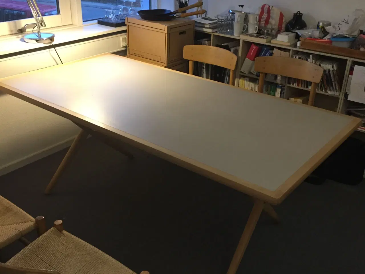 Billede 3 - Wegner,Tegne/spisebord . Sakseben