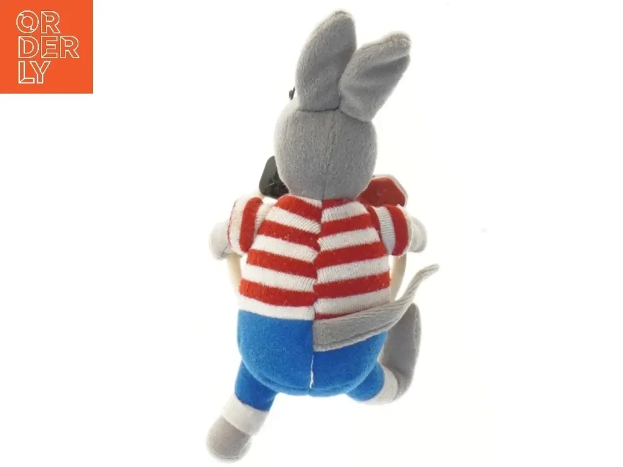 Billede 2 - Mus bamse med legetøjsring (str. 17 cm)