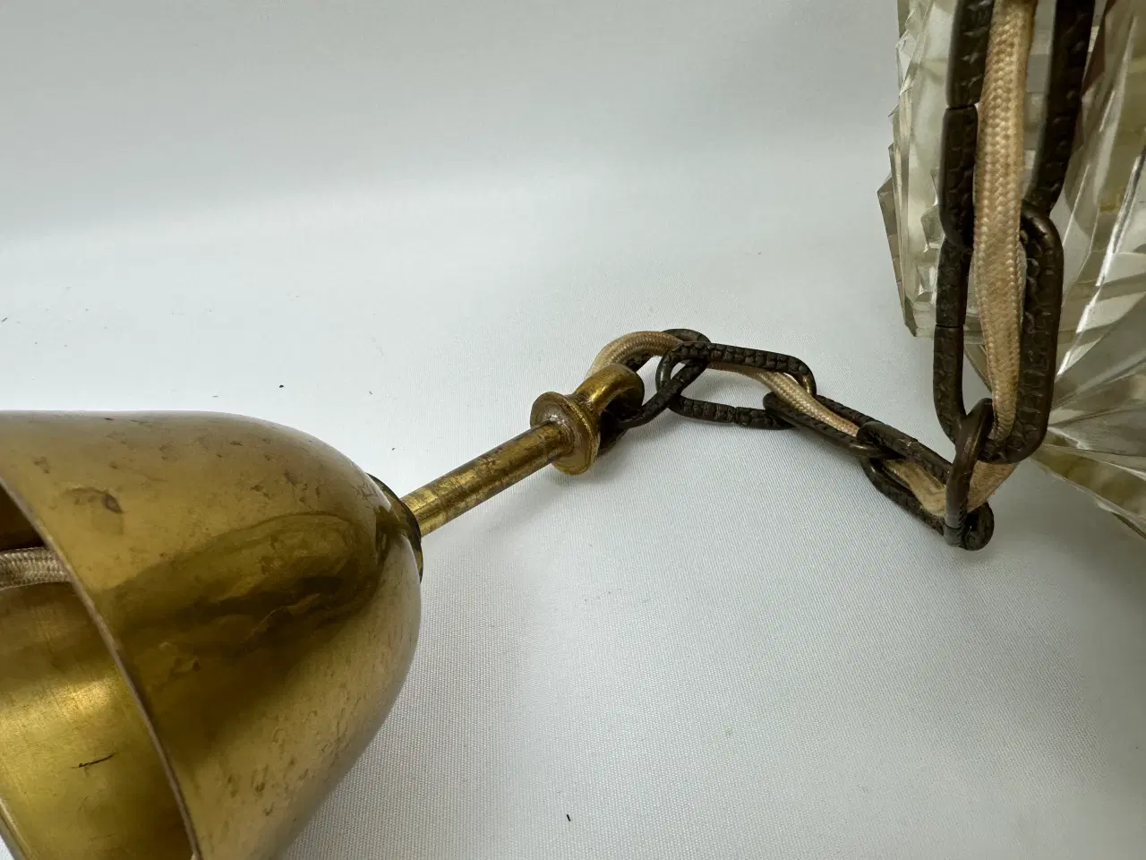 Billede 3 - Carl Fagerlund, Pendel - messing (Orrefors) 