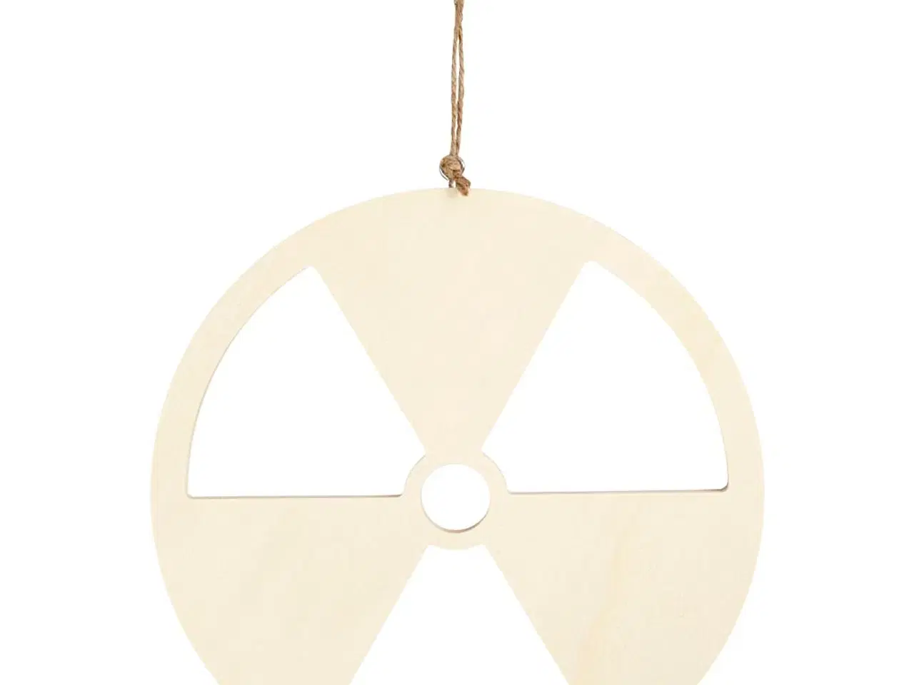 Billede 1 - Skilt, Atomkraft nej tak, str. 21,3 cm, tykkelse 0,9 cm, 1 stk.