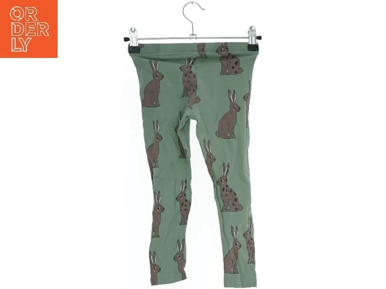 Billede 2 - Leggings med kaninprint fra Lindex (str. 104)