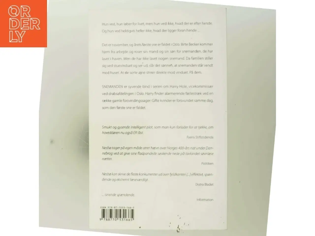 Billede 3 - Snemanden af Jo Nesbø (Bog)