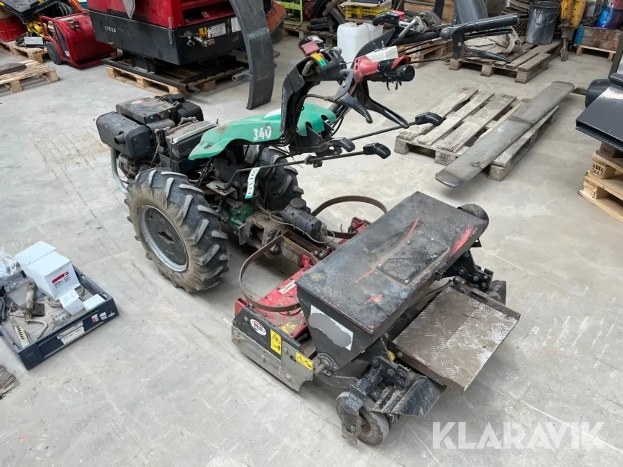 Billede 8 - Redskabsbærer Ferrari MC 340 PS L100 med rotorharve og såkasse