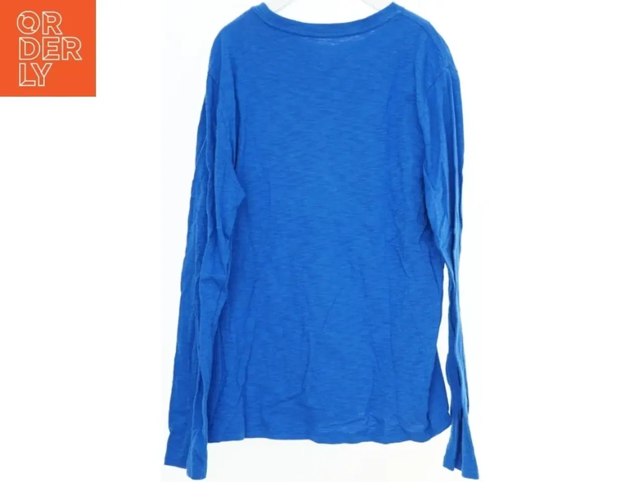 Billede 2 - Langærmet blå bluse med haj motiv fra Gap (str. XXL)