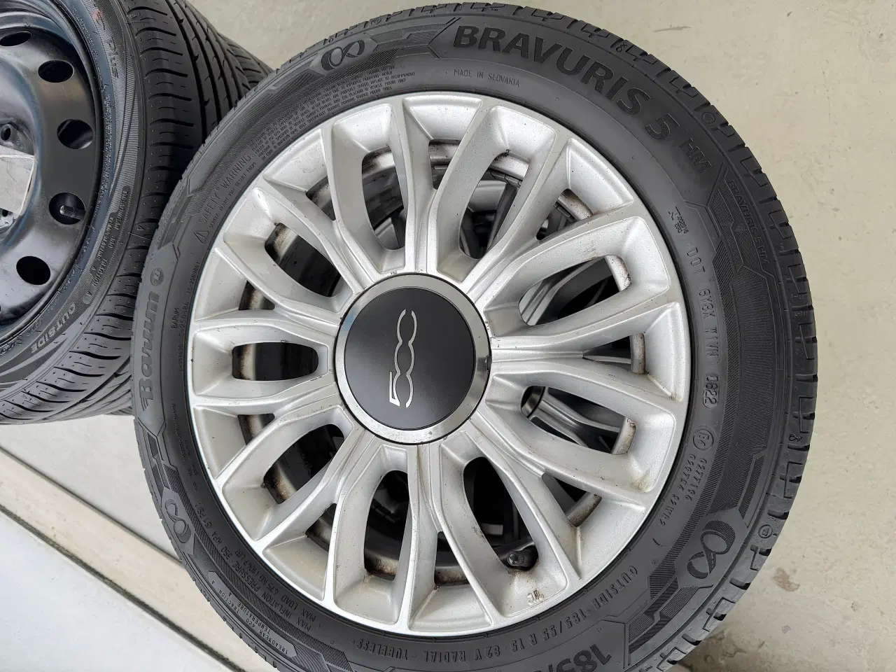 Billede 3 - Sommer Dæk Org Fiat Alufælge