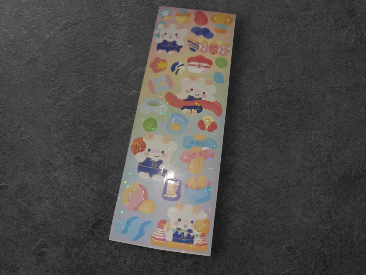 Billede 4 - Farverige klistermærker med regnbuer, hjerter og s