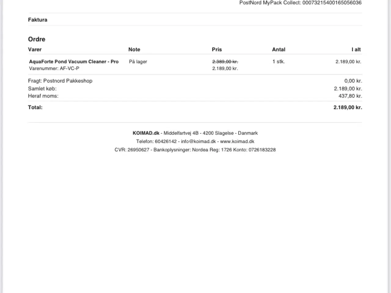 Billede 2 - Havedamsstøvsuger