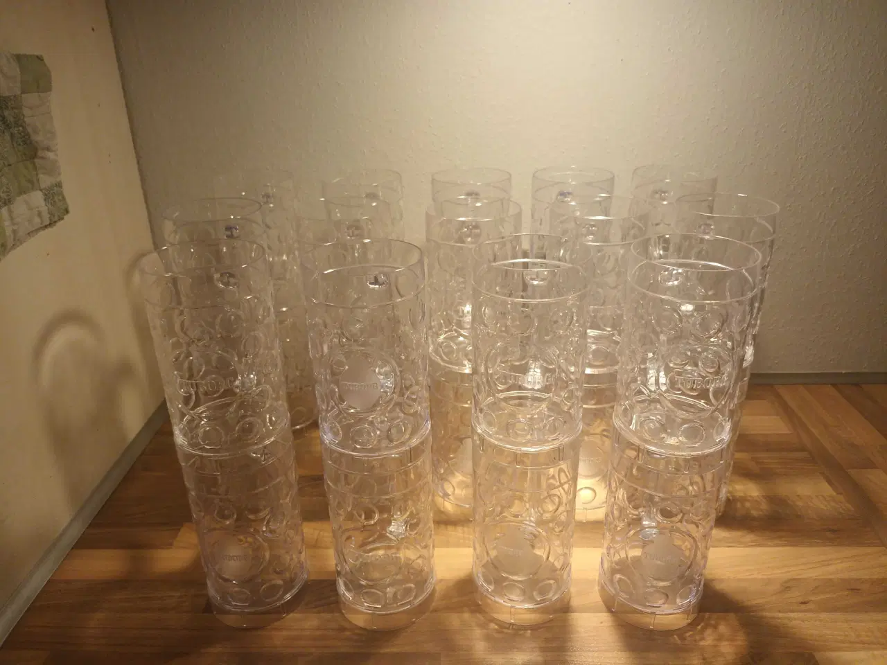 Billede 2 - 38Stk 1 L Ølglas I plastik