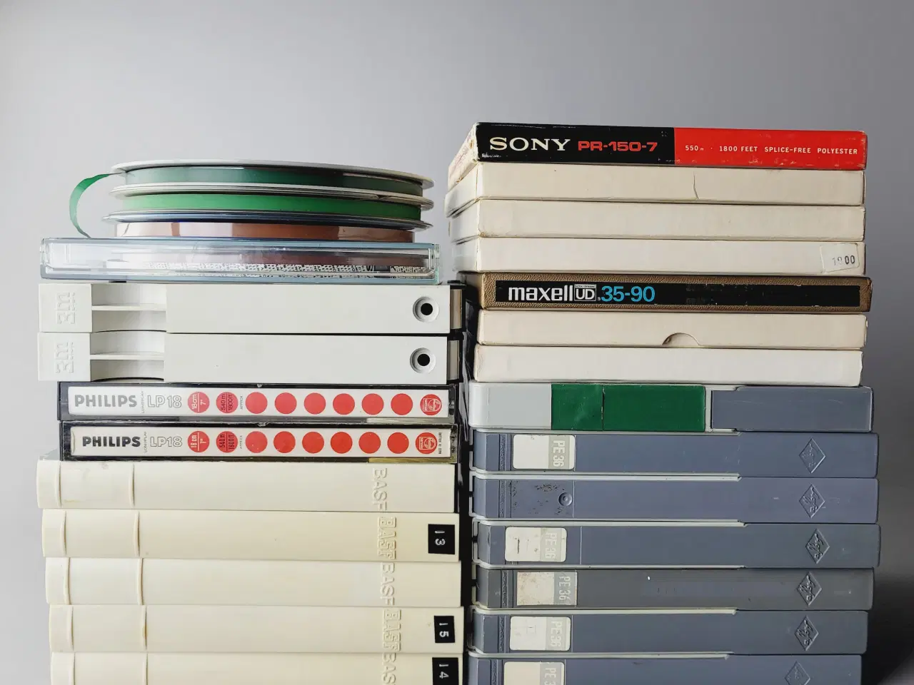 Billede 1 - ⭐️· 🎶 STORT LOT SPOLEBÅND (25+ stk.) - 7 Tommer 