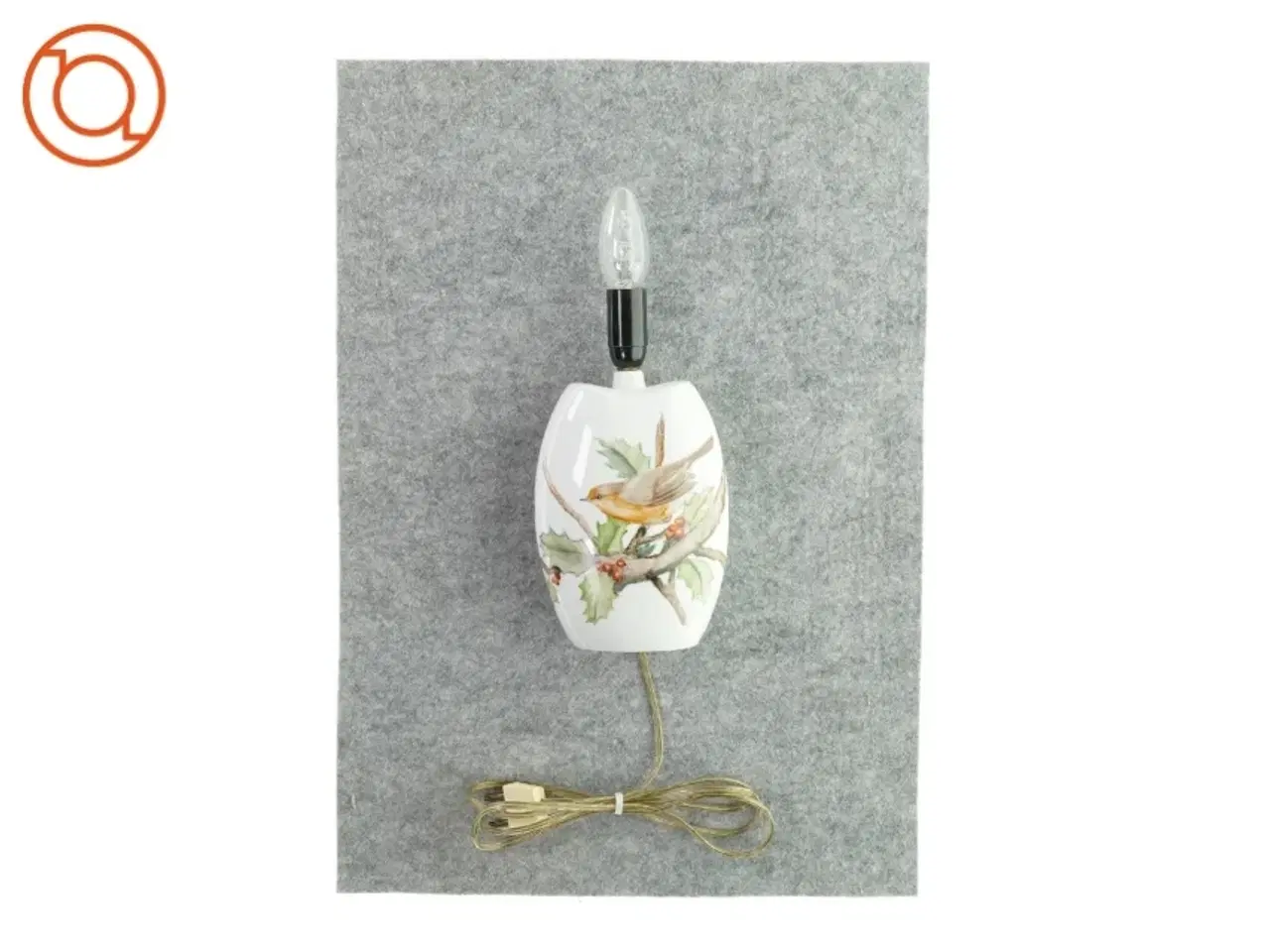 Billede 1 - Lampe (str. LBH 12x7x32 cm)