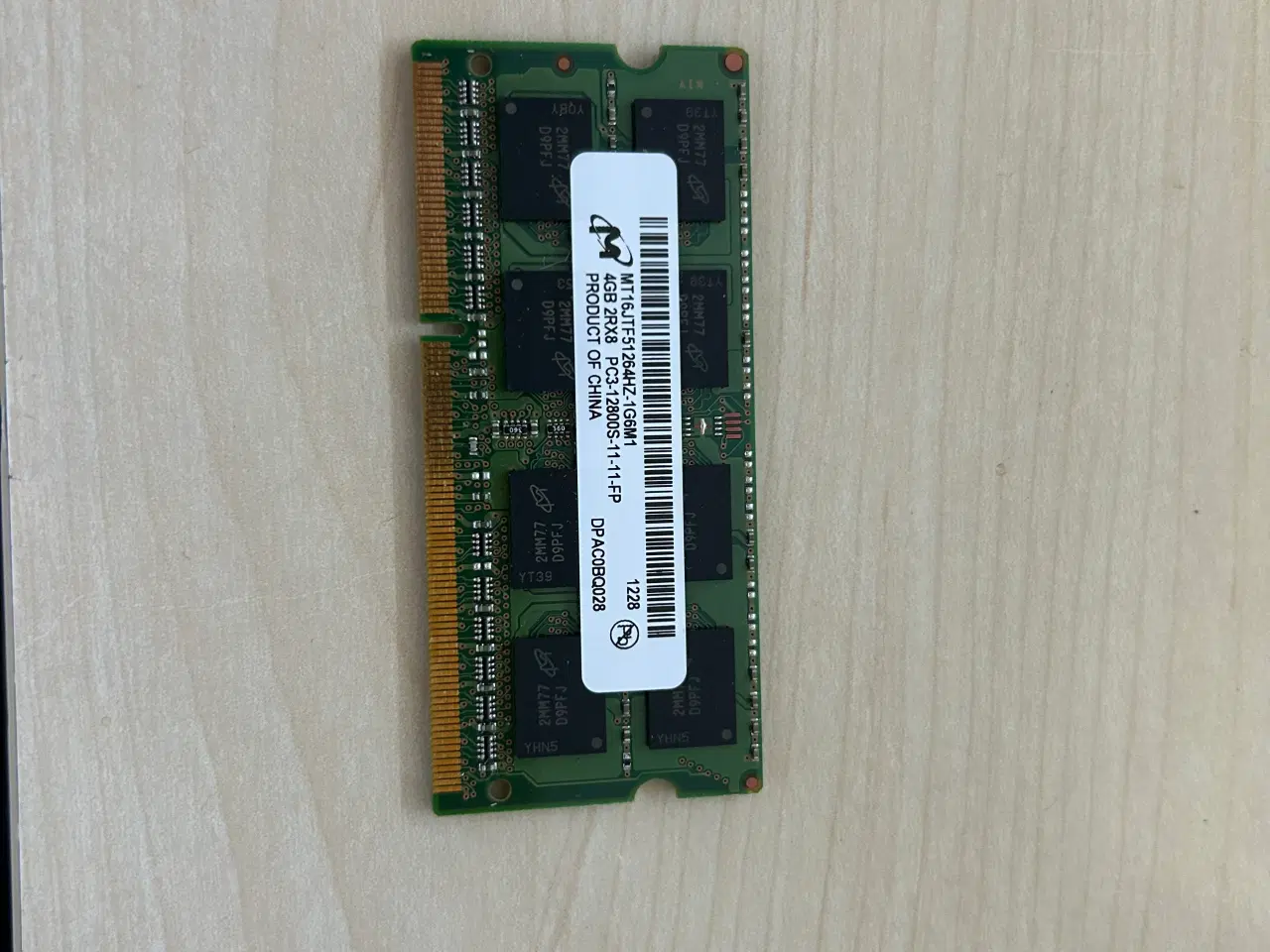 Billede 1 - RAM 4GB til bærbar