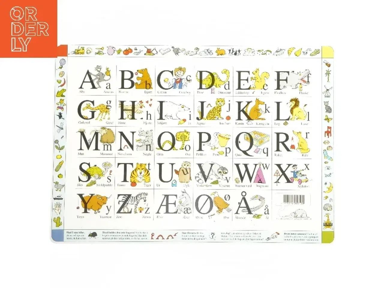 Billede 1 - Alfabet plakat til børn fra Girafprodukter (str. 42x30 cm)