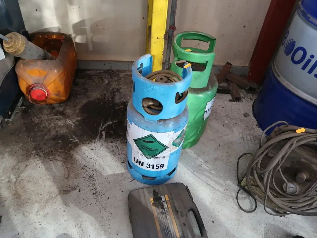 Billede 1 - 2 stk. gasflasker