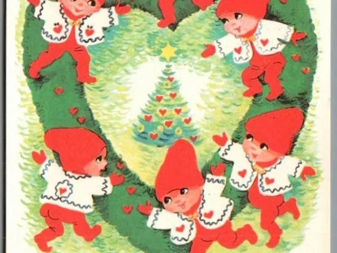 Billede 1 - Illa - Glædelig Jul - Printed in Denmark 151 D00 253 - Postkort - Brugt