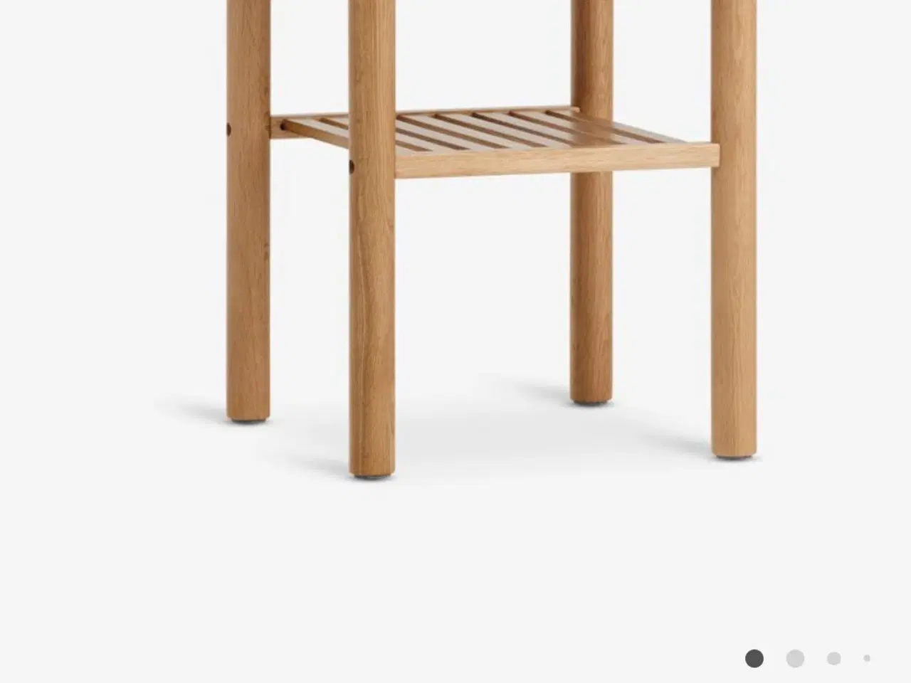 Billede 1 - Lille hjørne sofabord natur egetræ