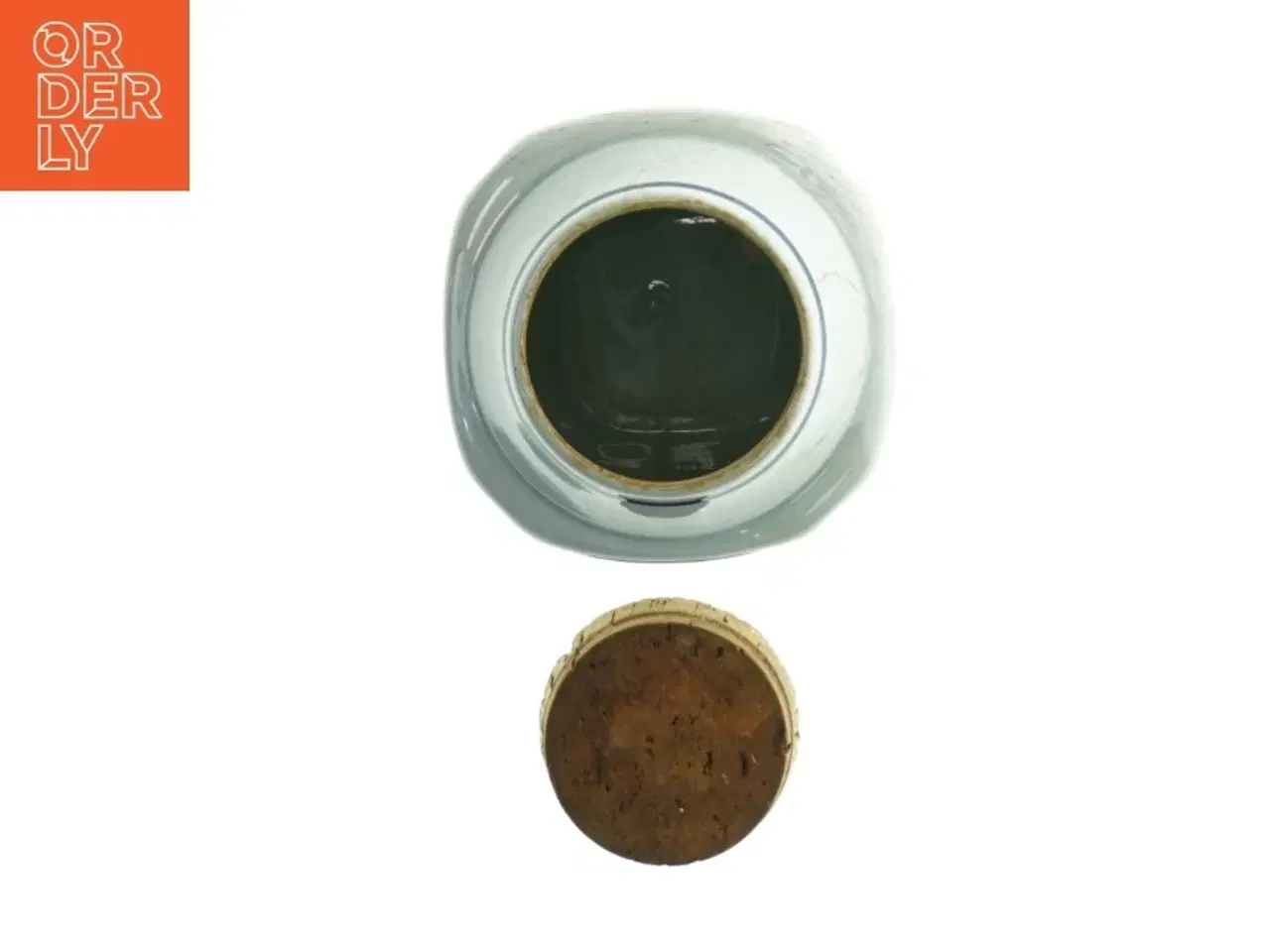 Billede 3 - Stor kaffekrukke med prop fra Søholm Keramik (str. H 15 cm)